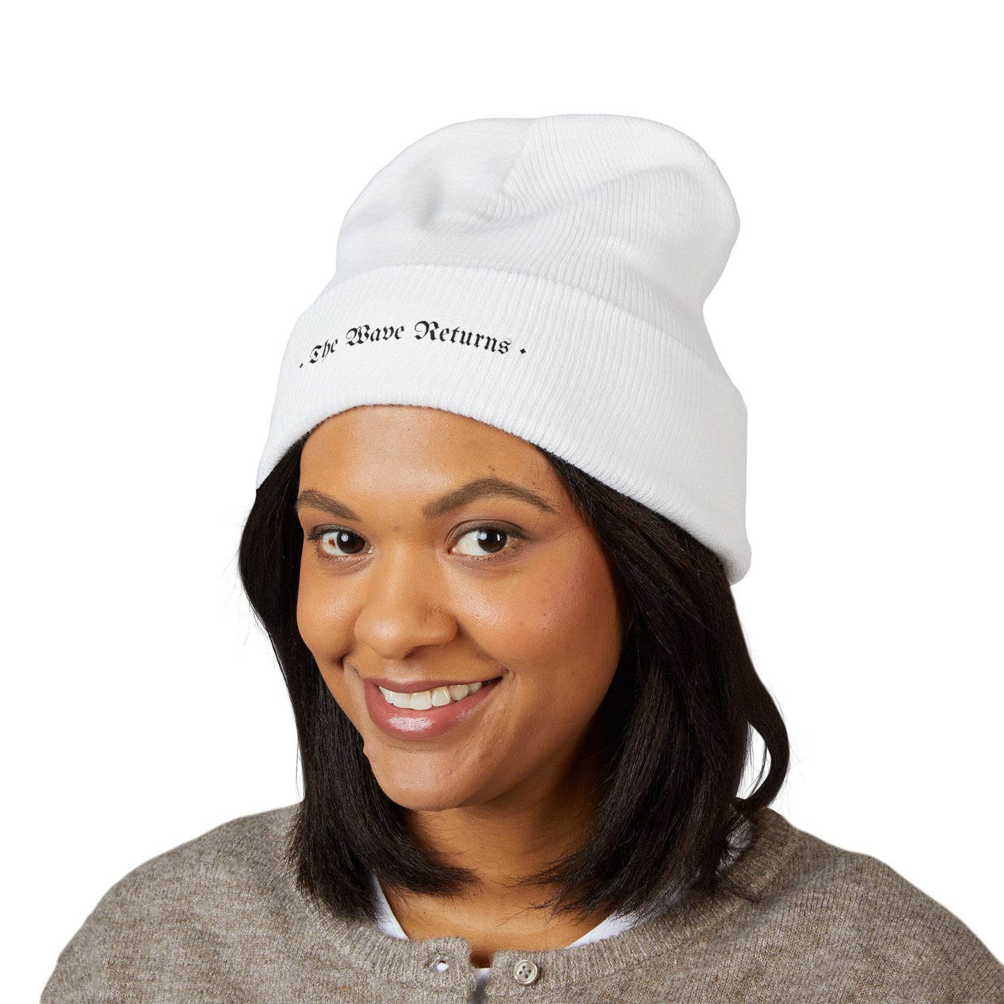 The Wave Returns Beanie (blk)