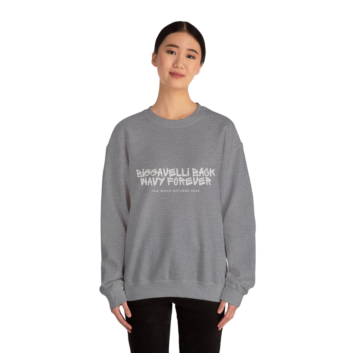 Biggavelli Crewneck (white)